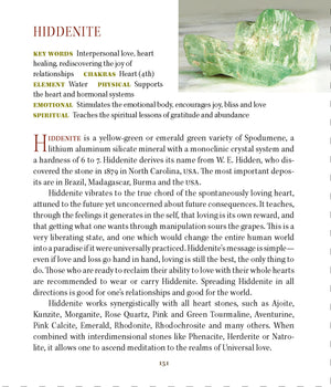 Hiddenite Crystal Properties