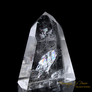 Clear Quartz Channeling Master Crystal 'Angelic Infinity Point'