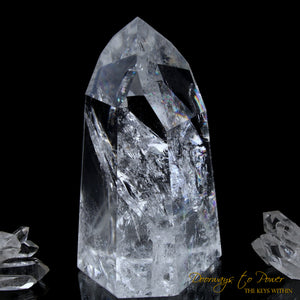 Rare Lemurian Light Temple Heart Dow Master Quartz Crystal Point 'ERA of LIGHT'