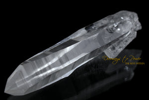Lemurian Healing Quartz Crystal Wand 'Light Language' 9D