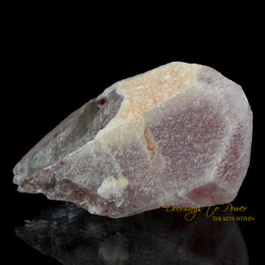 Pink Dreamsicle Lemurian Quartz Crystal Record Keeper