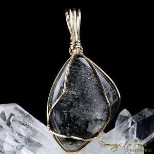 Azozeo Phenacite Crystal Pendant 14k