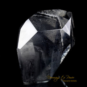Black Phantom Lemurian Quartz Master Crystal 'The Protector'
