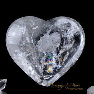 Lemurian Era of Light Pure Manifestation Quartz Diamond Light Heart Crystal