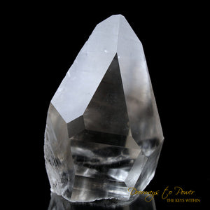 Golden Lemurian Lightning Strike Quartz Crystal Point
