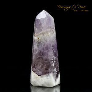 Amazez Azeztulite Quartz Crystal Point Azozeo Activated
