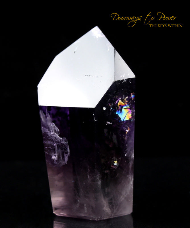 Amethyst Phantom Quartz Master Crystal Point Doorways to Power