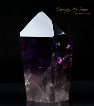 Amethyst Phantom Temple Heart Dow Quartz Crystal Point