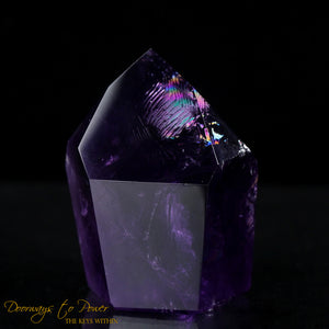 Amethyst Quartz Crystal Point Devic Temple Heart Dow