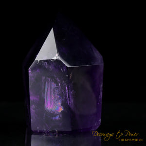 Amethyst Quartz Crystal Point Devic Temple Heart Dow
