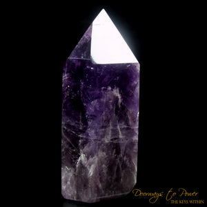 Amethyst Devic Temple Master Quartz Crystal Point XL