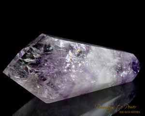 Amethyst Double Terminated Phantom Quartz Crystal Big