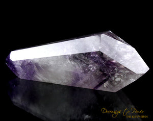 Amethyst Double Terminated Phantom Quartz Crystal Big