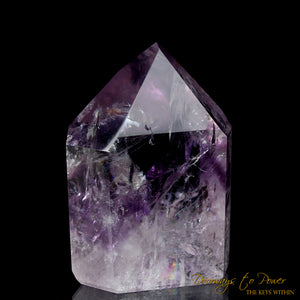 Amethyst Phantom Quartz Devic Temple Master Crystal Point