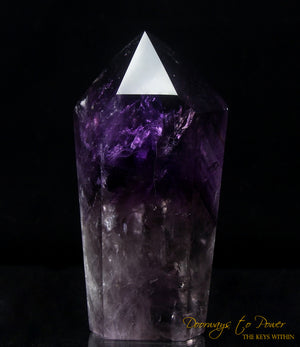 Amethyst Phantom Devic Temple Master Crystal Point