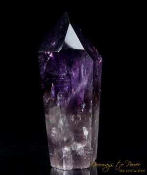 Amethyst Phantom Devic Temple Master Crystal Point