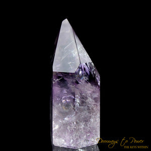 Amethyst Phantom Quartz Devic Temple Master Crystal Point
