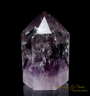 Amethyst Phantom Quartz Temple Heart Dow Crystal