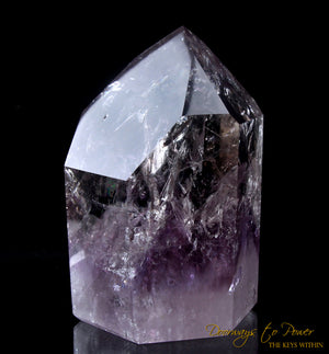 Amethyst Phantom Quartz Temple Heart Dow Crystal