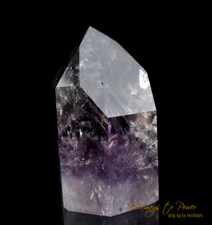 Amethyst Phantom Quartz Temple Heart Dow Crystal