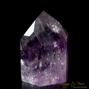 Amethyst Phantom Temple Heart Dow Quartz Crystal Point