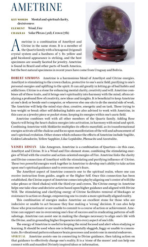 Ametrine Crystal Properties
