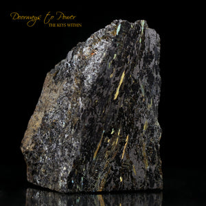 Nuummite Crystal Altar Stone