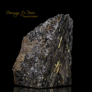 Nuummite Crystal Altar Stone