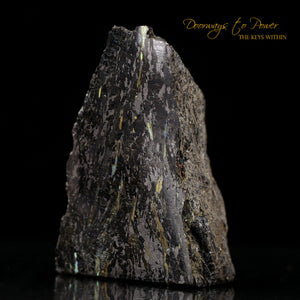 Nuummite Crystal Altar Stone