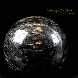 Nuummite Crystal Sphere Greenland