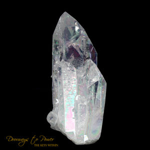 Angel Aura Lemurian Twin Quartz Record Keeper Crystal