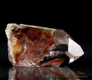 Angel Phantom Amphibole Quartz 8 Sided Grounding Crystal