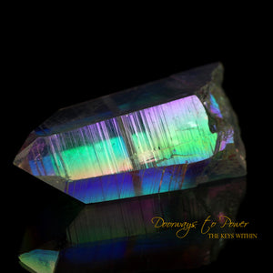 Angel Aura Colombian Lemurian Quartz Record Keeper Crystal