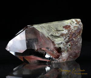Angel Phantom Amphibole Quartz 8 Sided Grounding Crystal