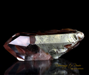 Angel Phantom Amphibole Quartz 8 Sided Grounding Crystal