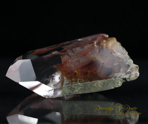 Angel Phantom Amphibole Quartz 8 Sided Grounding Crystal