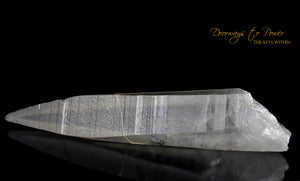 XL 9" Lemurian Seed Crystal Laser Wand 'Sword of Light'