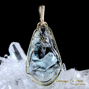 Aqua Serenity Andara Pendant 14k 'Atlantean Hologram' Ultra Rare 1995