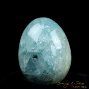 Aquamarine Crystal Egg