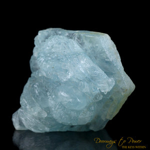 Aquamarine Dragon Crystal Carving