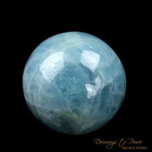 Large Aquamarine Crystal Sphere 'Seer's Stone'