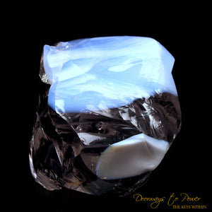 Arcturian StarSeed Pink Angel Aura Opal Monatomic Bi Color Andara Crystal 'Quantum Light Pod'