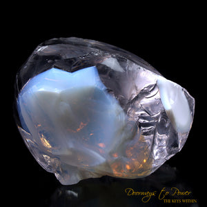 Arcturian StarSeed Pink Angel Aura Opal Bi Color Andara Crystal