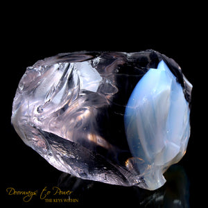 Lady Nellie Arcturian StarSeed Pink Angel Aura Opal Bi Color Monatomic Andara Crystal Glass