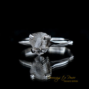 Azozeo Phenacite Crystal Ring 7