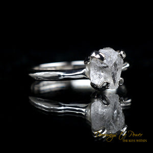 Azozeo Phenacite Synergy 12 Crystal Ring 8