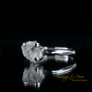 Azozeo Phenacite Crystal Ring 7