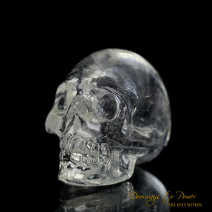 Phenacite Crystal Skull Carving