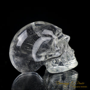 Phenacite Crystal Skull Carving