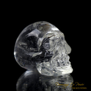 Phenacite Crystal Skull Carving